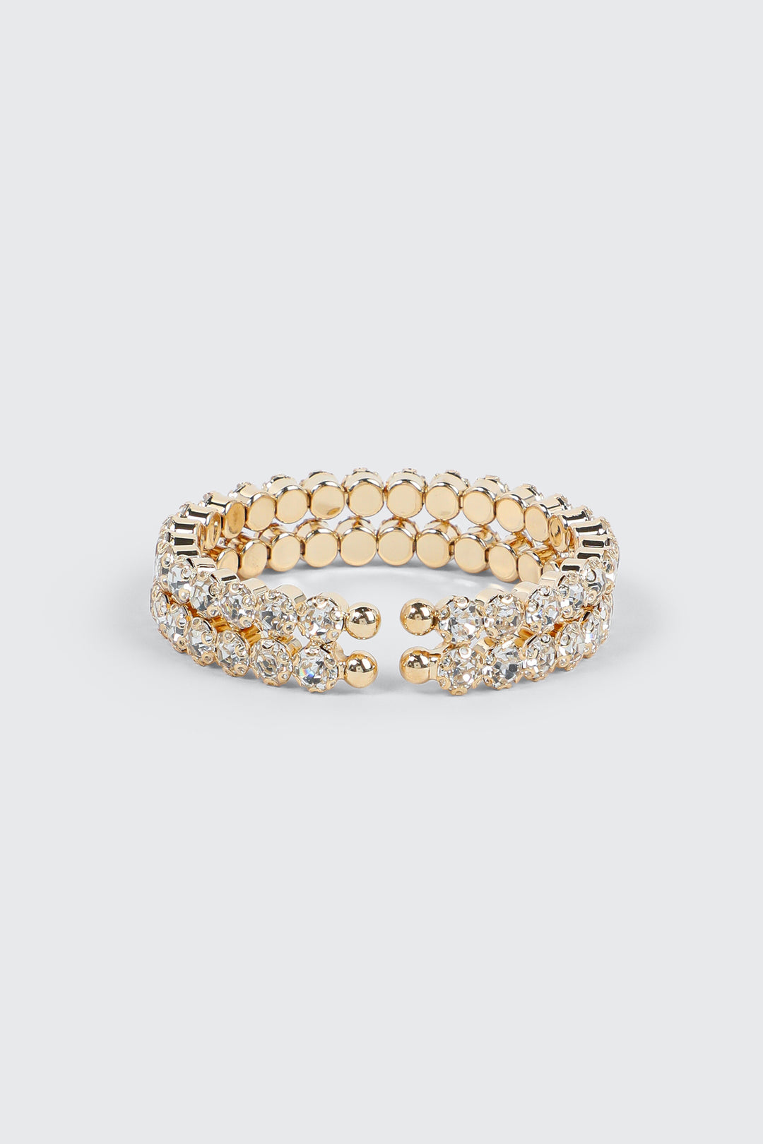 Two-Row Large Stone Bangle