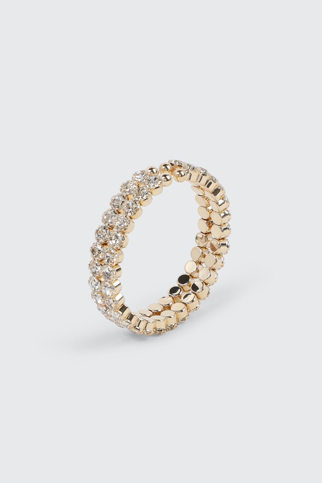 Two-Row Large Stone Bangle