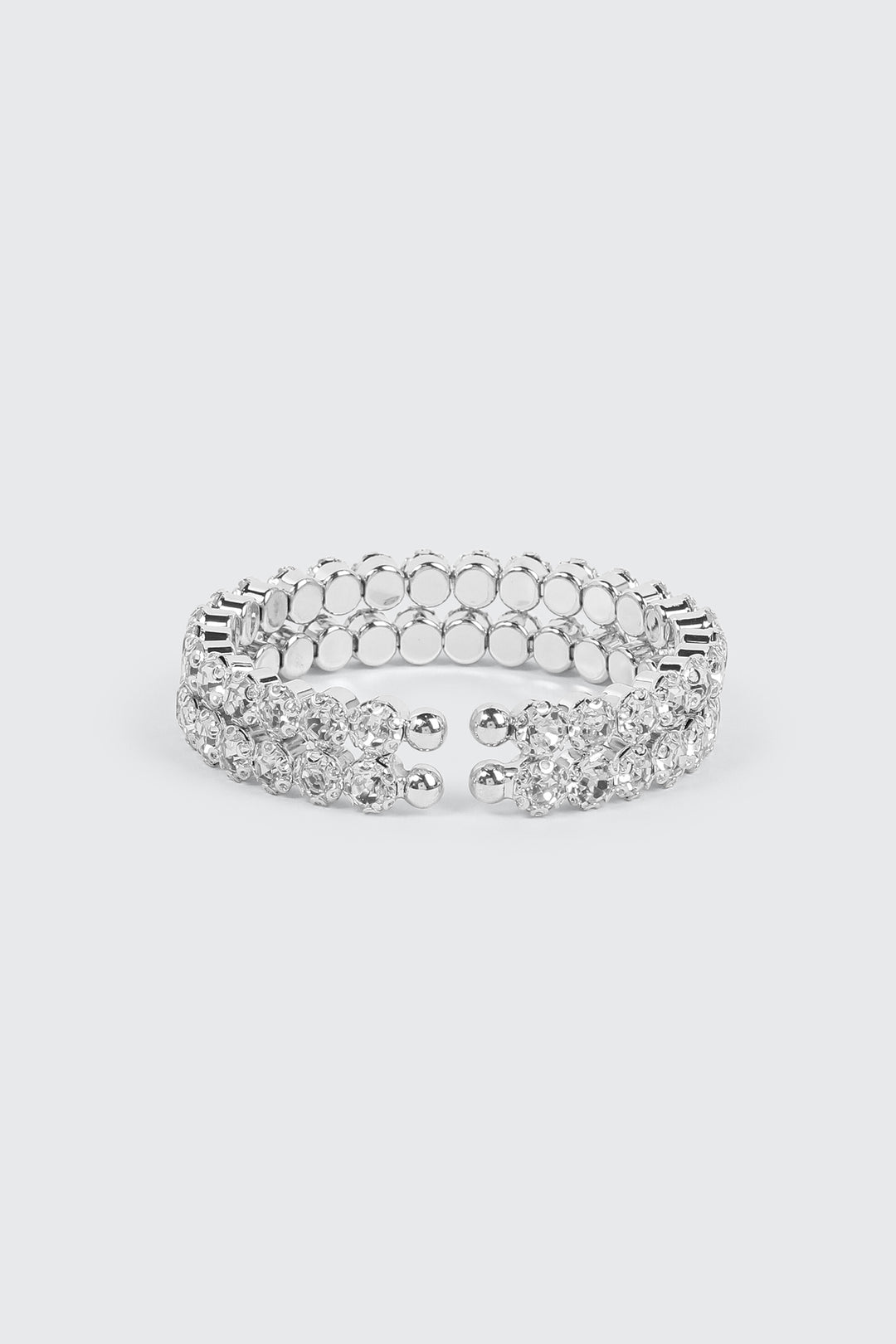 Two-Row Large Stone Bangle