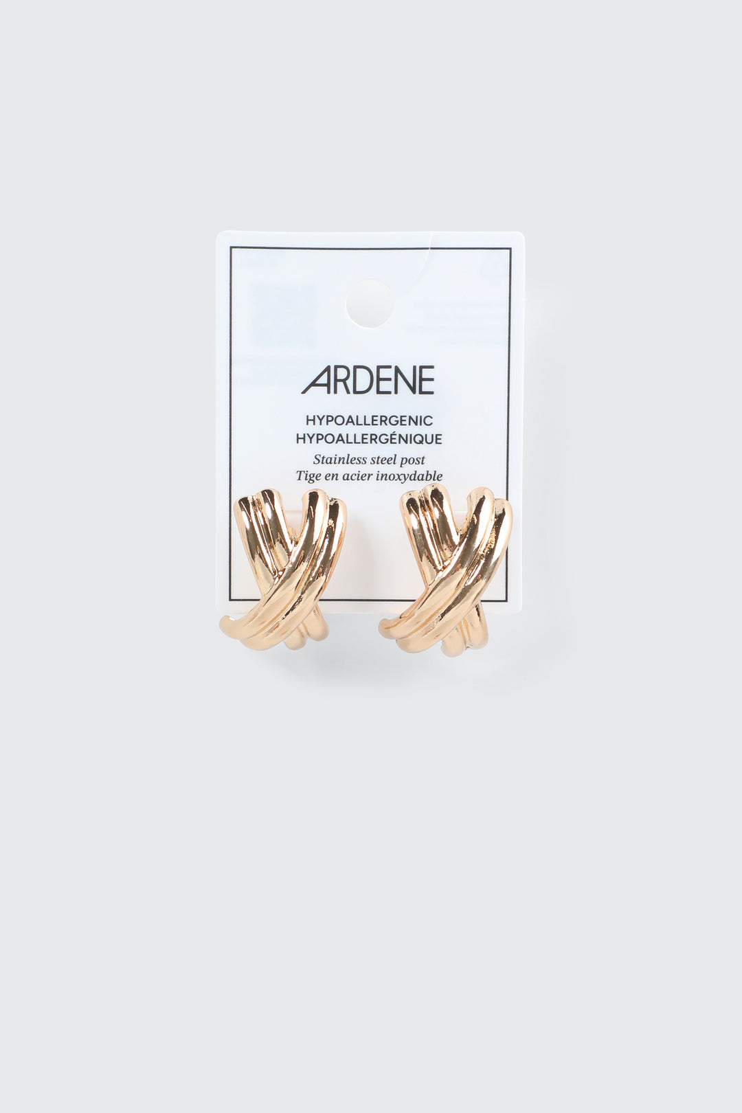 Criss Cross Vintage Hoop Earrings