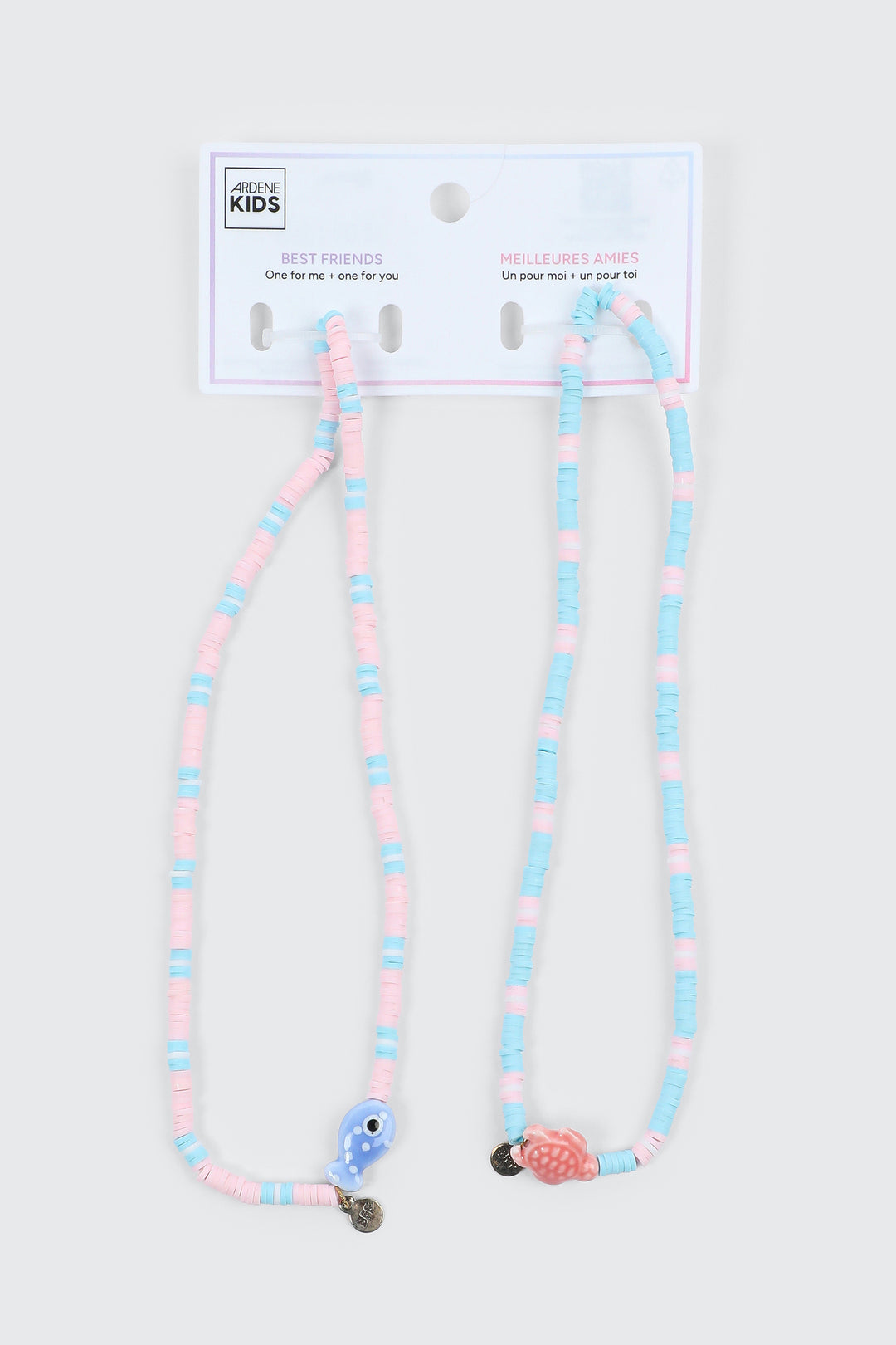2-Pack Turtle & Fish Necklaces
