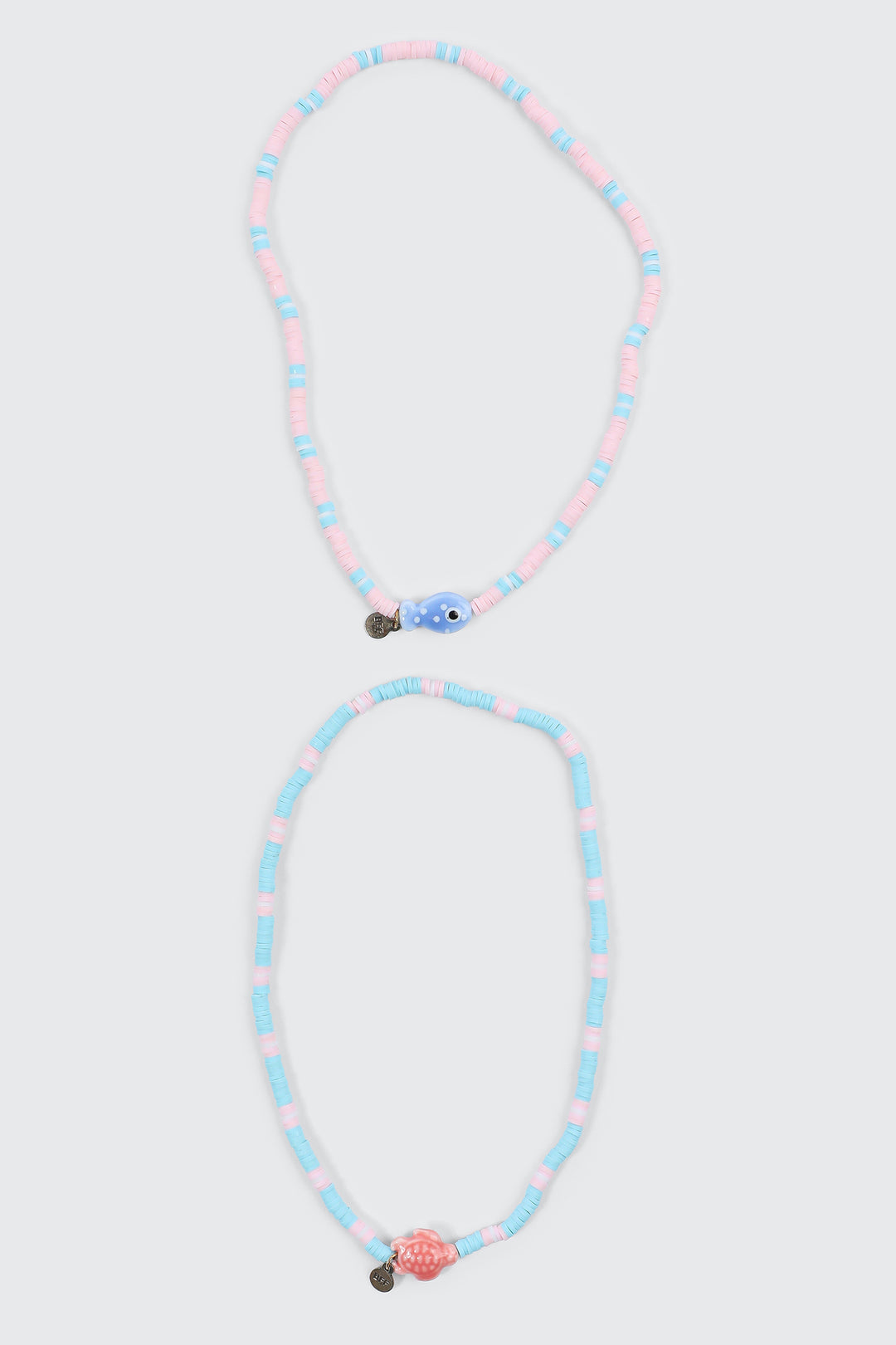 2-Pack Turtle & Fish Necklaces