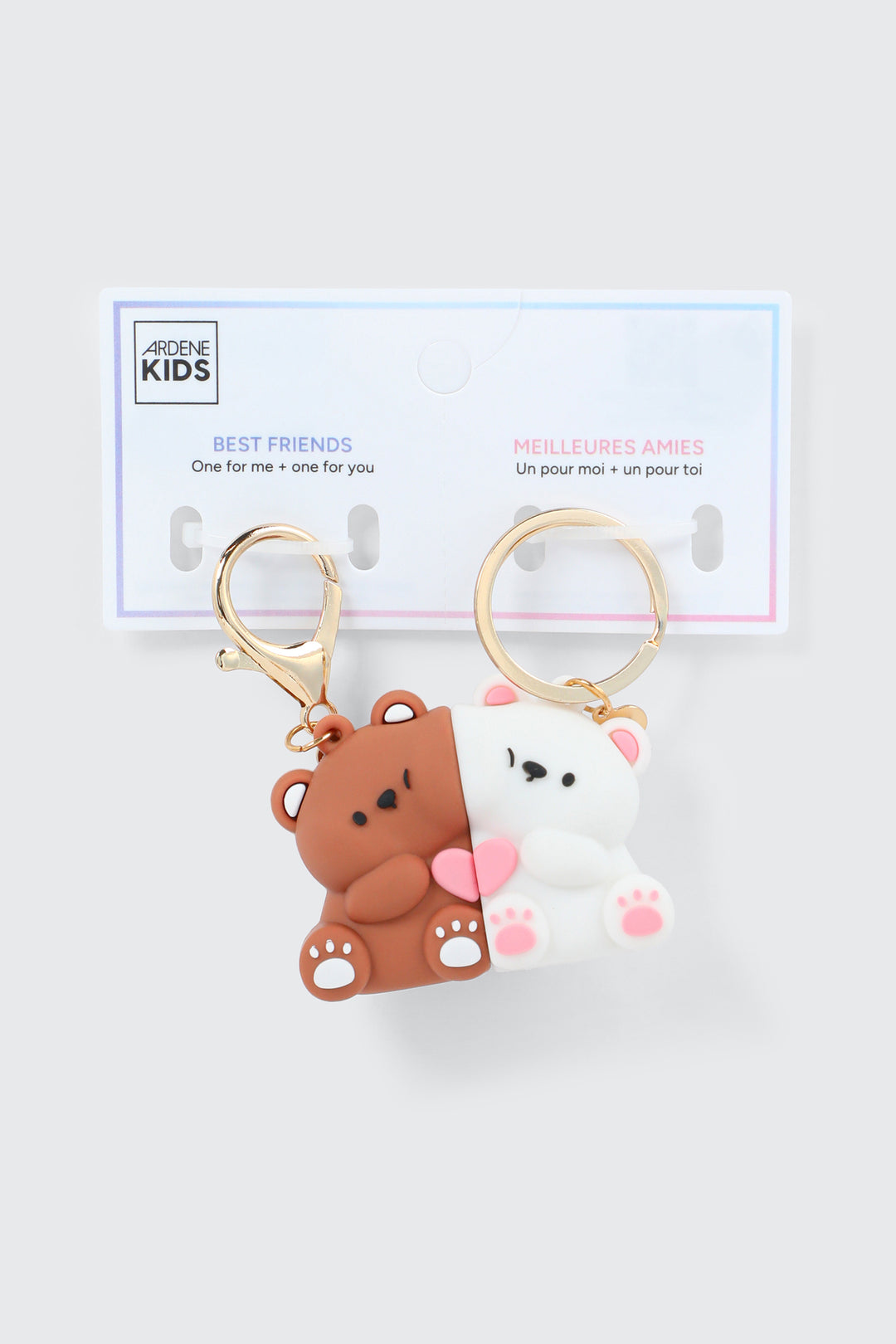 2-Pack Bear BFF Keychains
