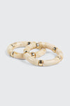 2-Pack Marble Stretch Bracelets