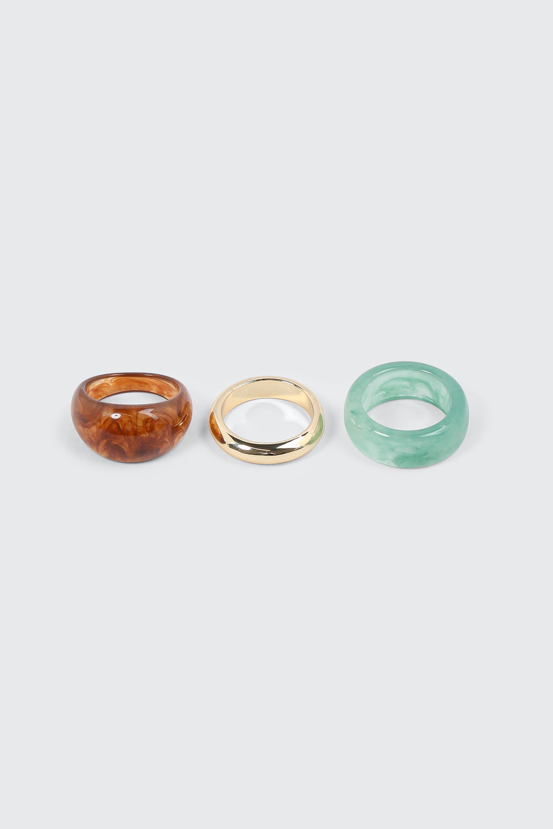 3-Pack Statement Rings