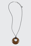 Donut Pendant Cord Necklace