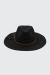 Fedora Hat with Faux Suede Cord