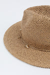 Straw Hat with Charms