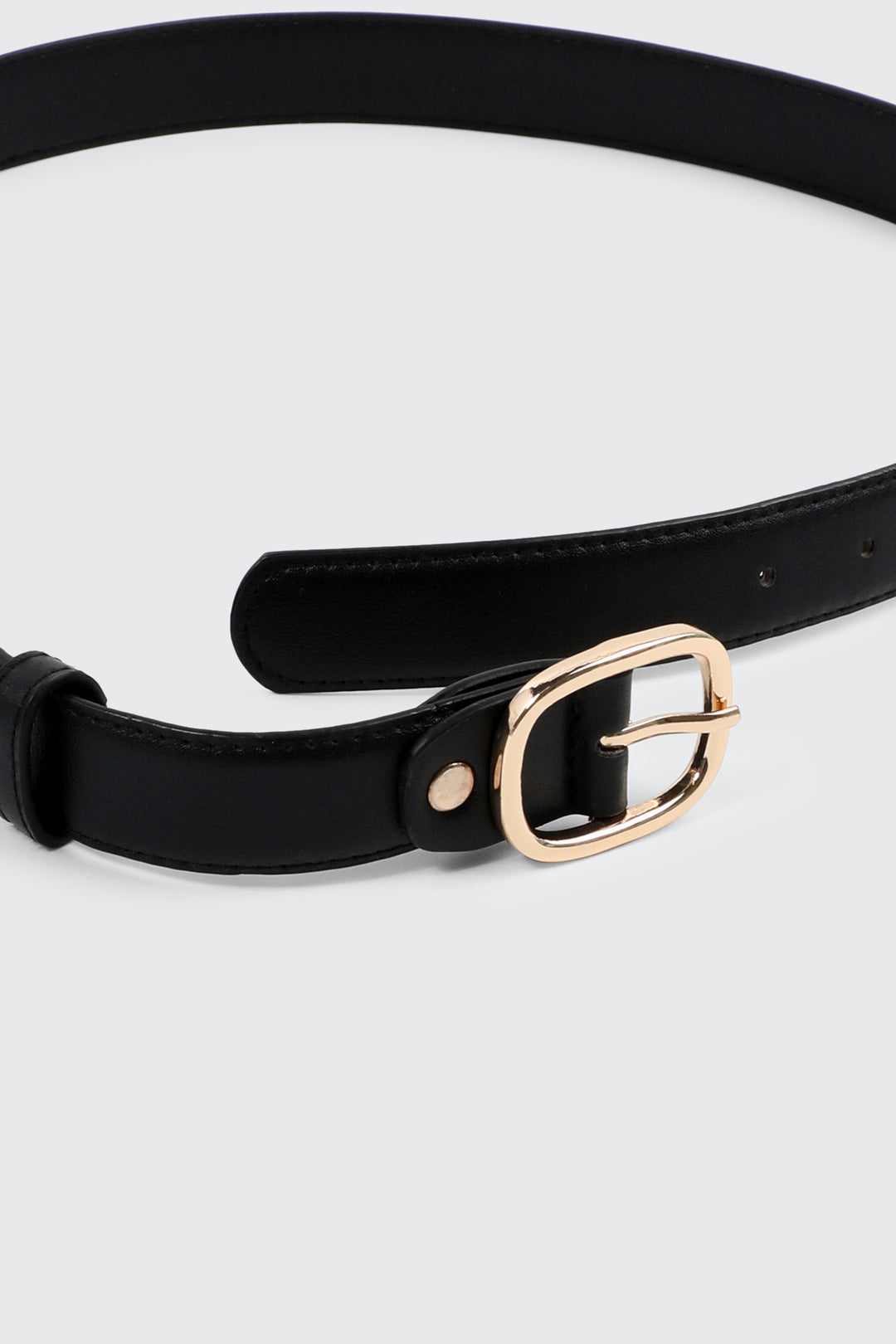 Oval Buckle Belt