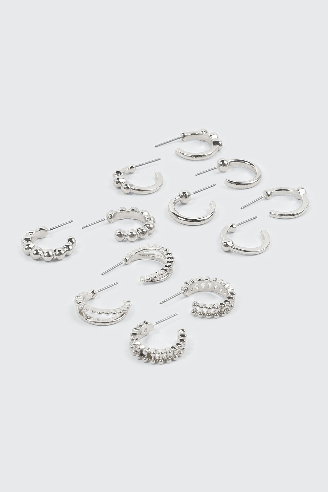 Lot de 6 paires de mini boucles d'oreilles