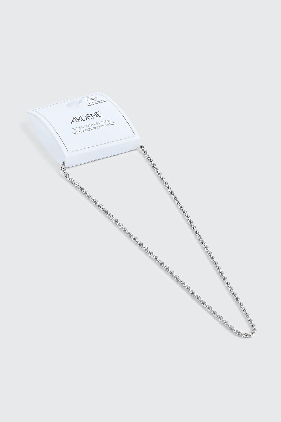 Stainless Steel Twist Chain Necklace