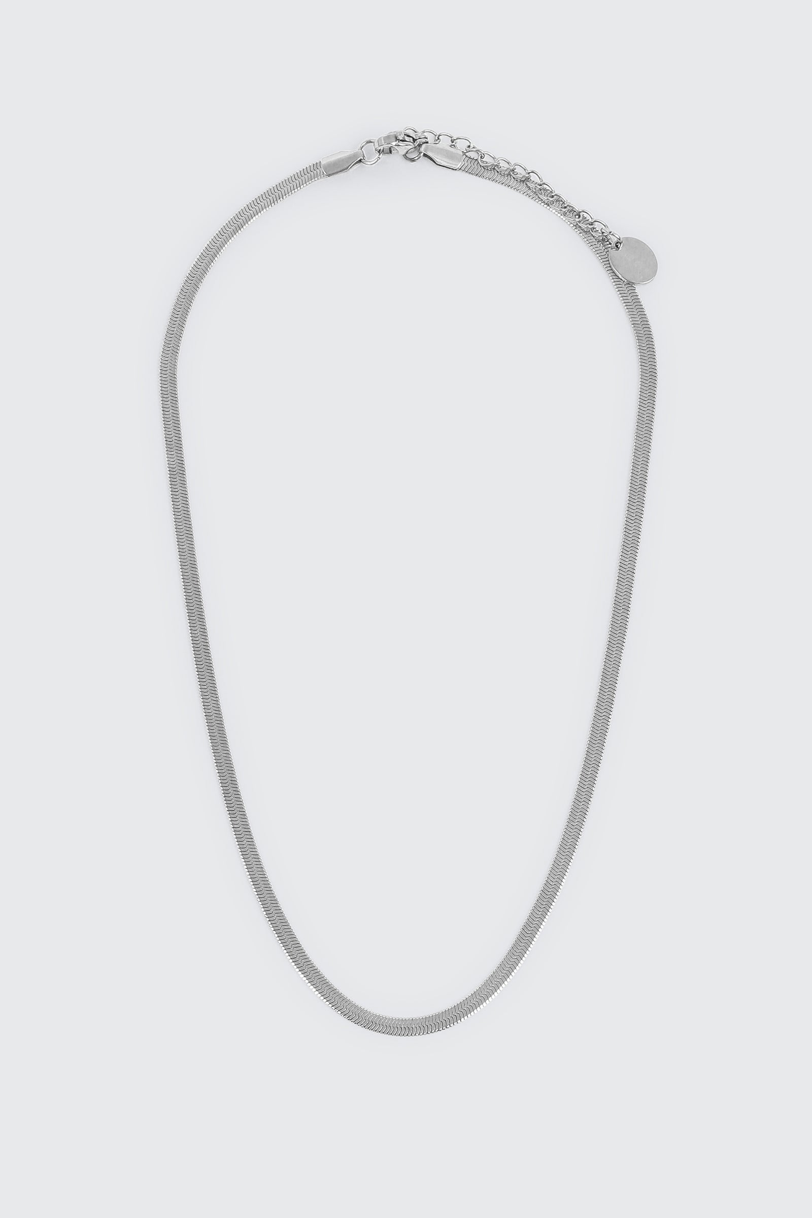Stainless Steel Herringbone Chain Necklace – Ardene