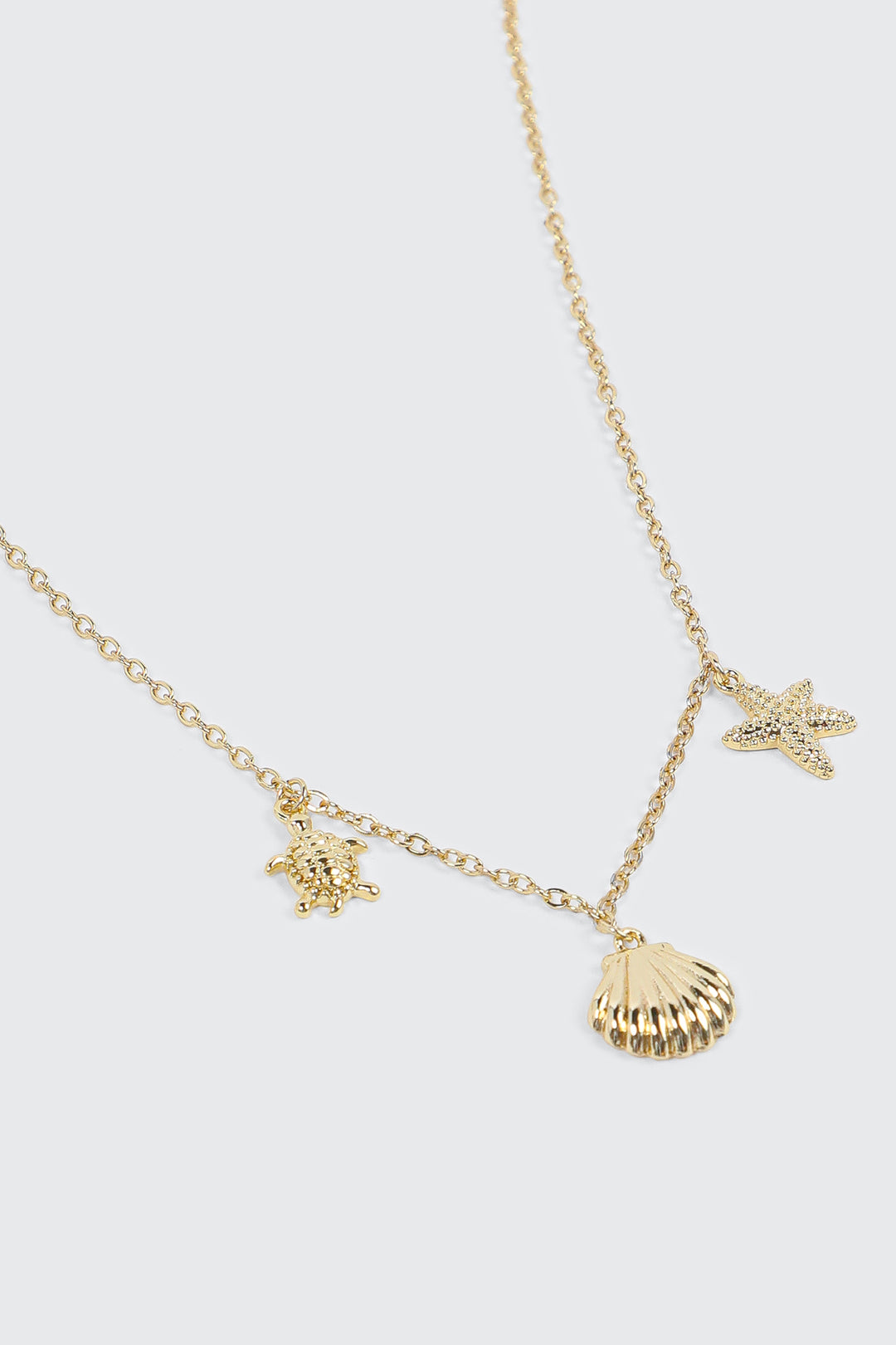 Stainless Steel Charm Necklace