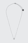 14K White Gold Plated Star Necklace