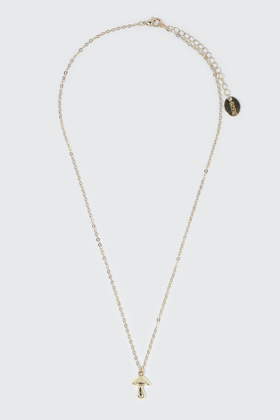 14K Gold Plated Mushroom Necklace