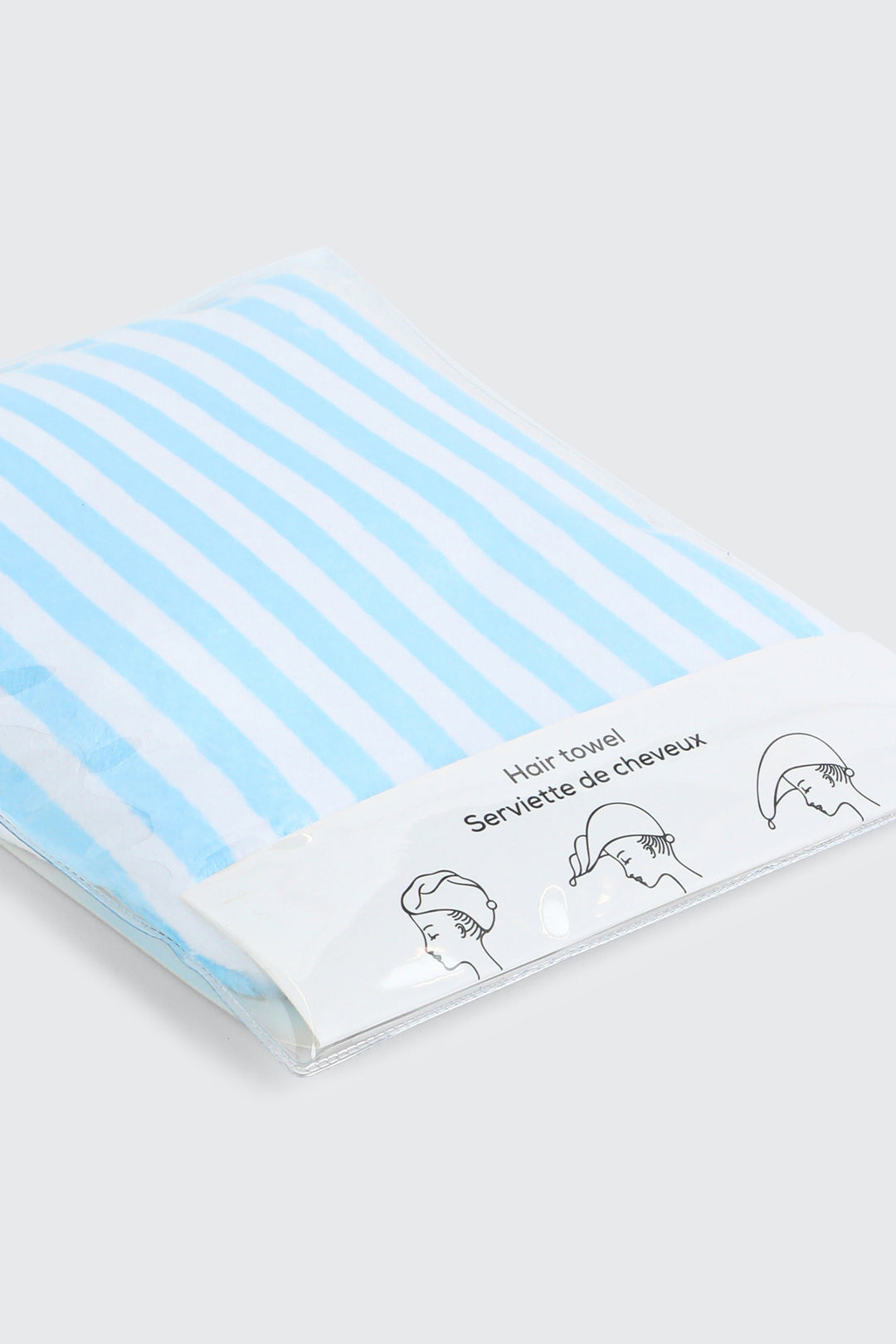 Striped Hair Towel