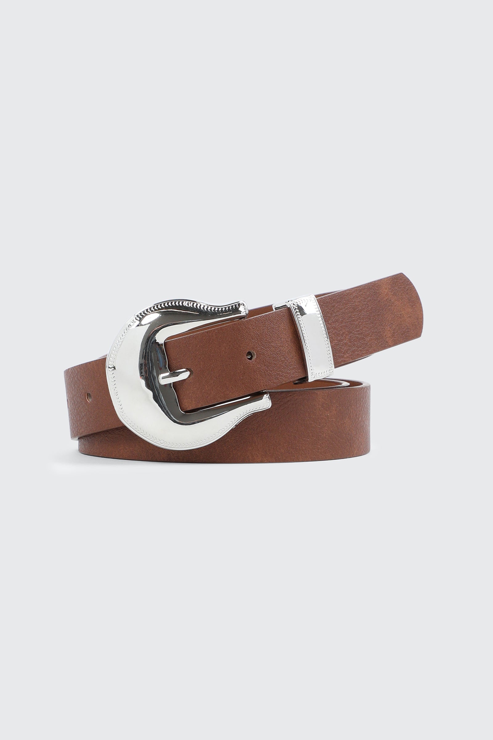 【BROWN】Western buckle belt Western Buckle Belt – Ardene