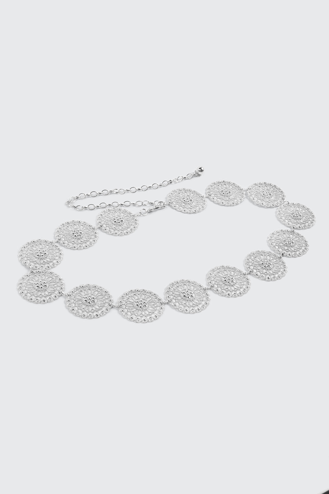 Ceinture en chaîne à médaillons