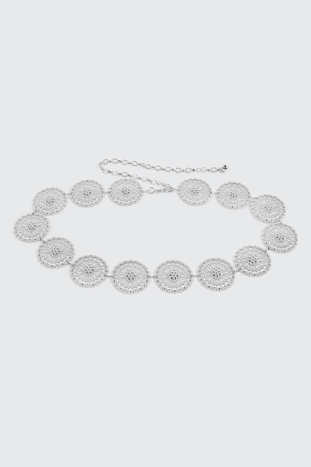 Ceinture en chaîne à médaillons