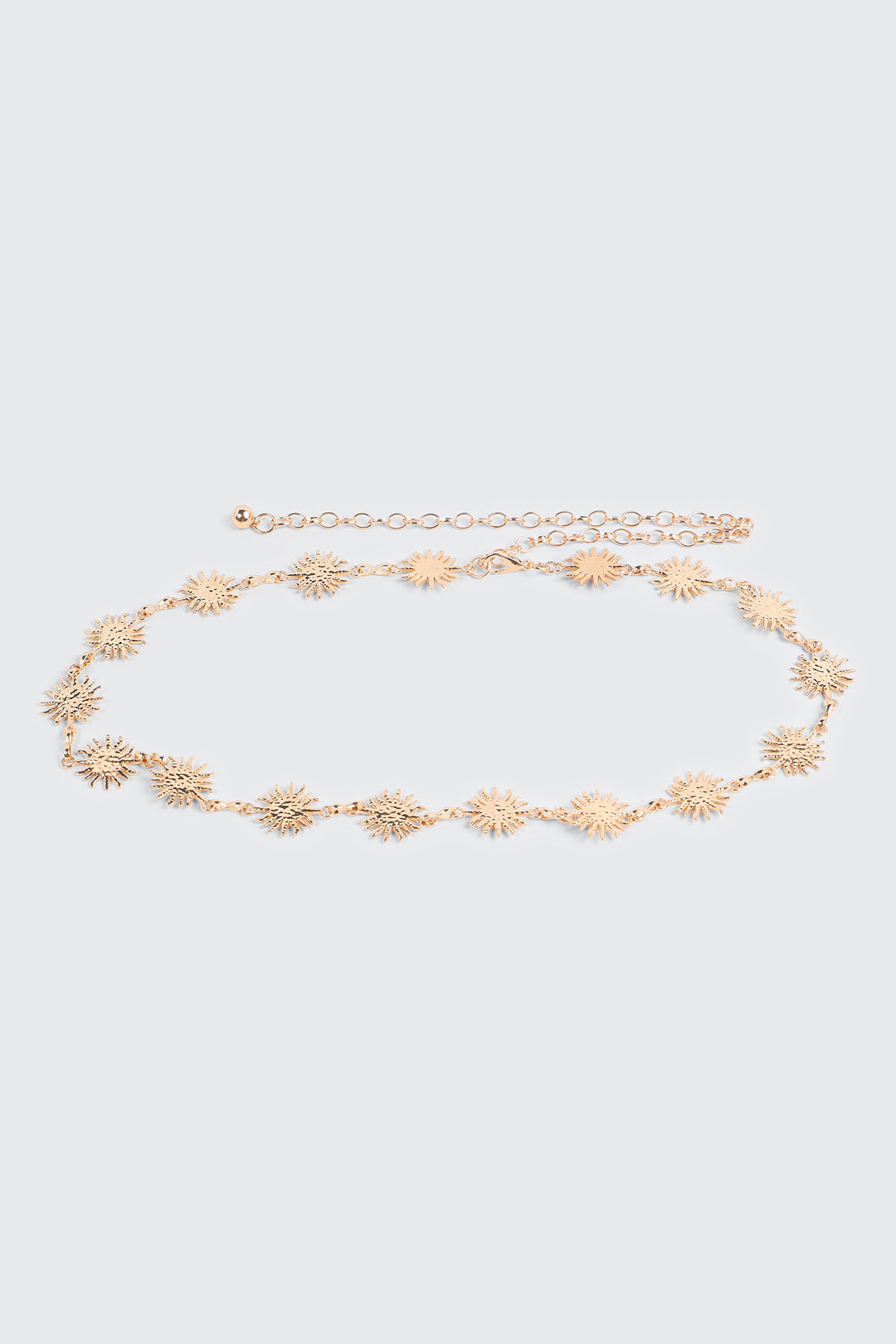 Ceinture à maillons et soleils