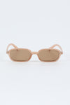 Lunettes de soleil rectangulaires étroites