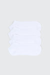 4-Pack Cotton Blend Ankle Socks