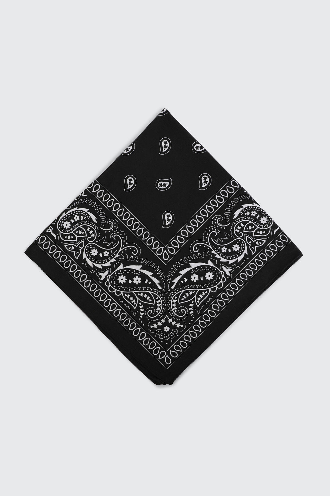 Black Paisley Bandana