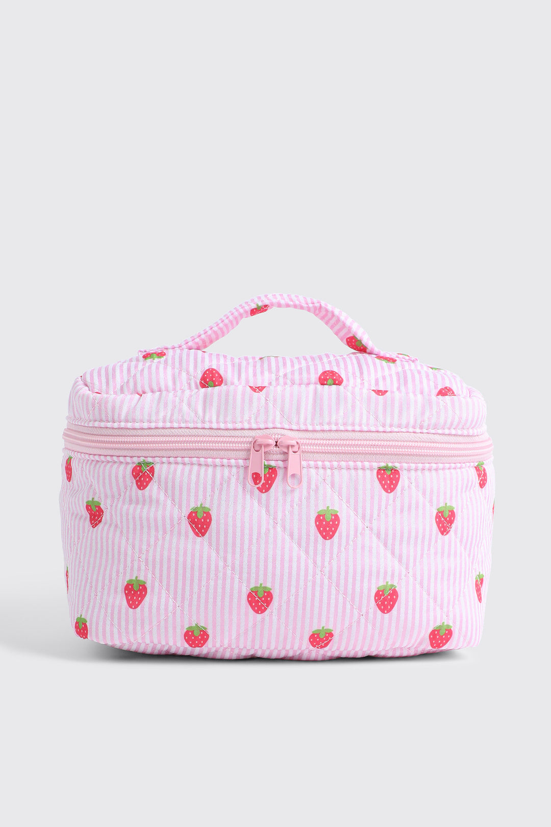 Strawberry Printed Cosmetic Bag
