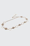 Medallion Chain Belt with Stones