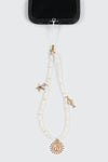 Beaded Phone Charms with Sun and Starfish