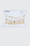 4-Pack Daisy Flower Anklets