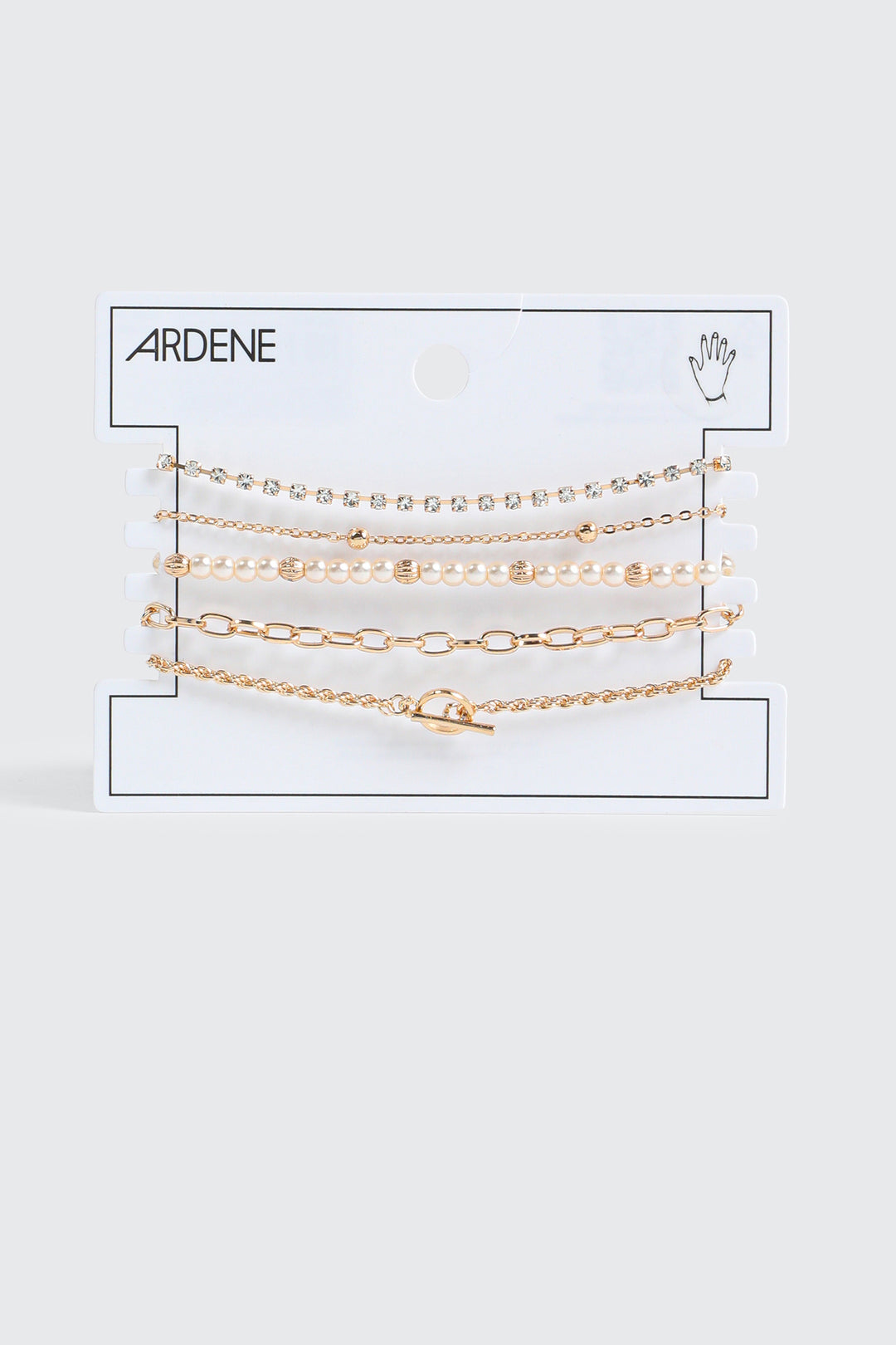 5-Pack Layered Bracelets