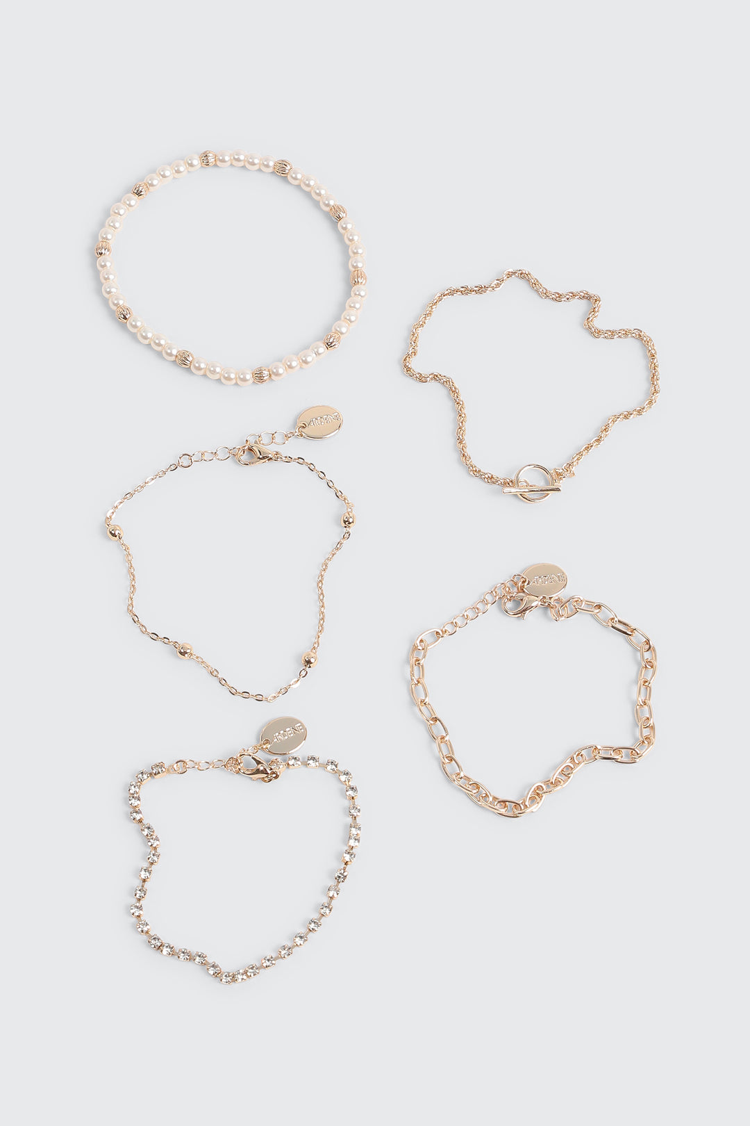 5-Pack Layered Bracelets