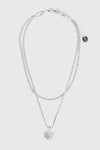 Two row heart Necklace