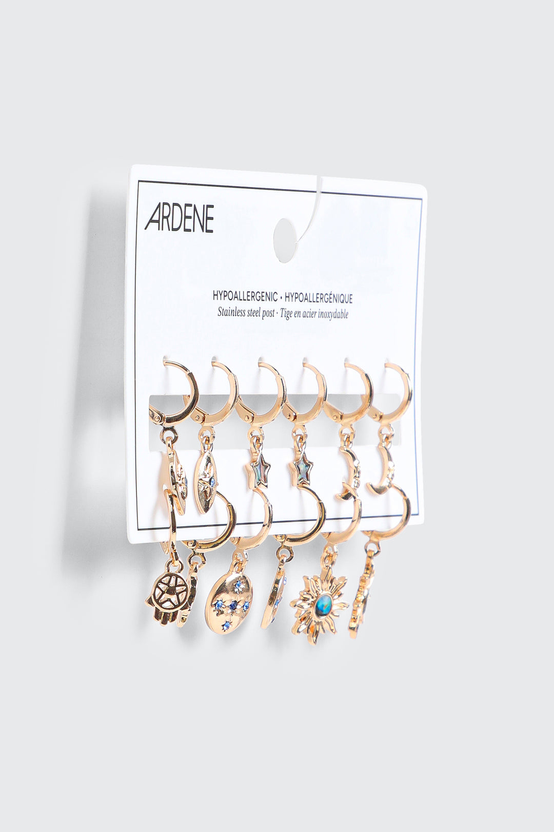 6-Pack Hoop Earrings