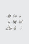 9-Pack Stud Earrings