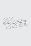 6-Pack Hoop Earrings