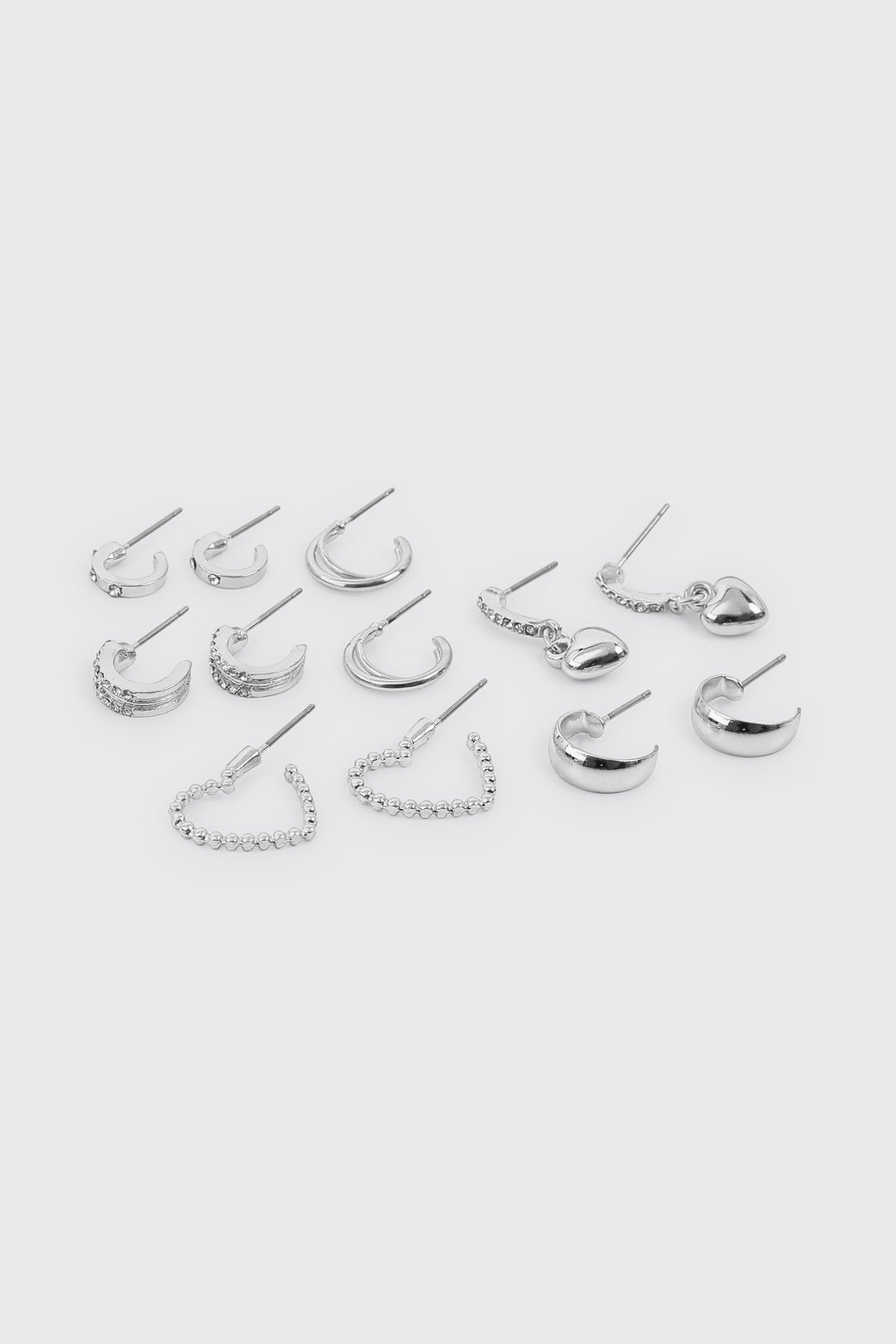 6-Pack Hoop Earrings