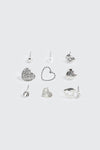 9-Pack Heart Earrings