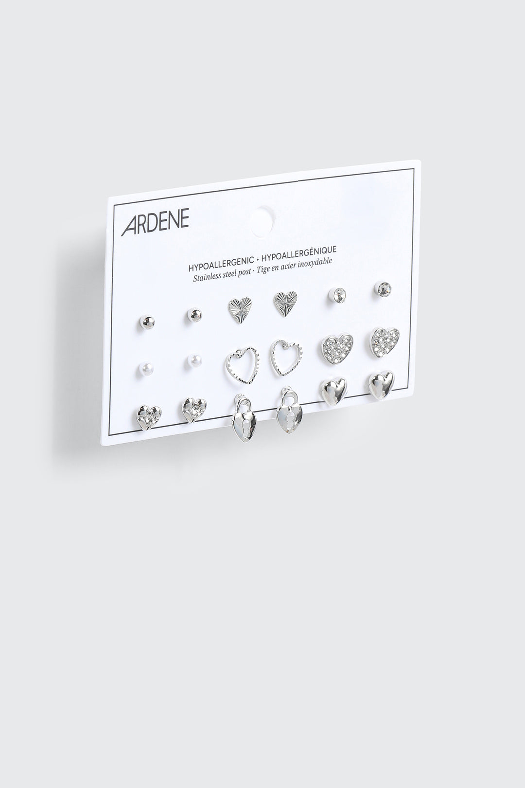 9-Pack Heart Earrings