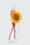 Crochet Sunflower Keychain
