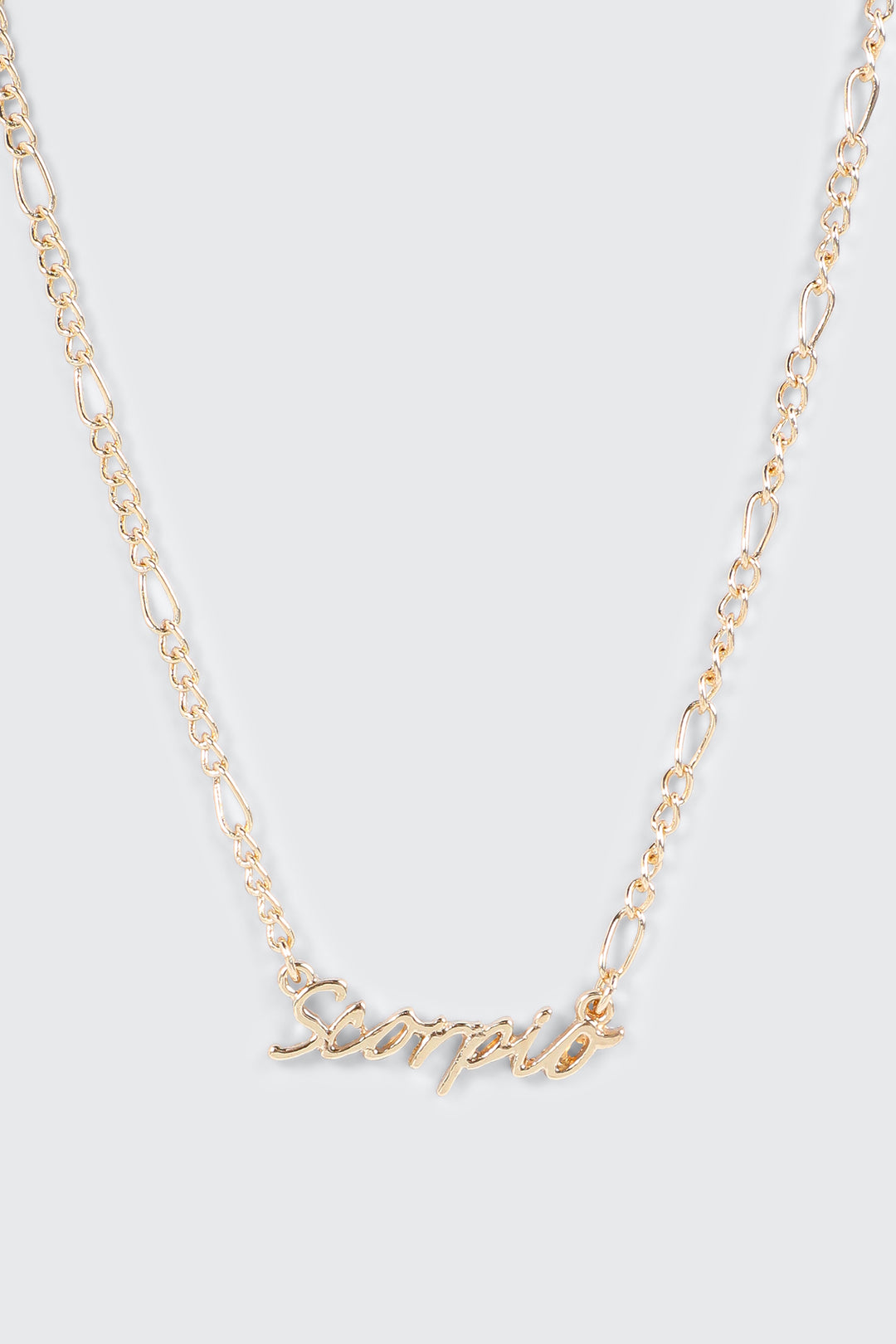 Scorpio Zodiac Chain Necklace