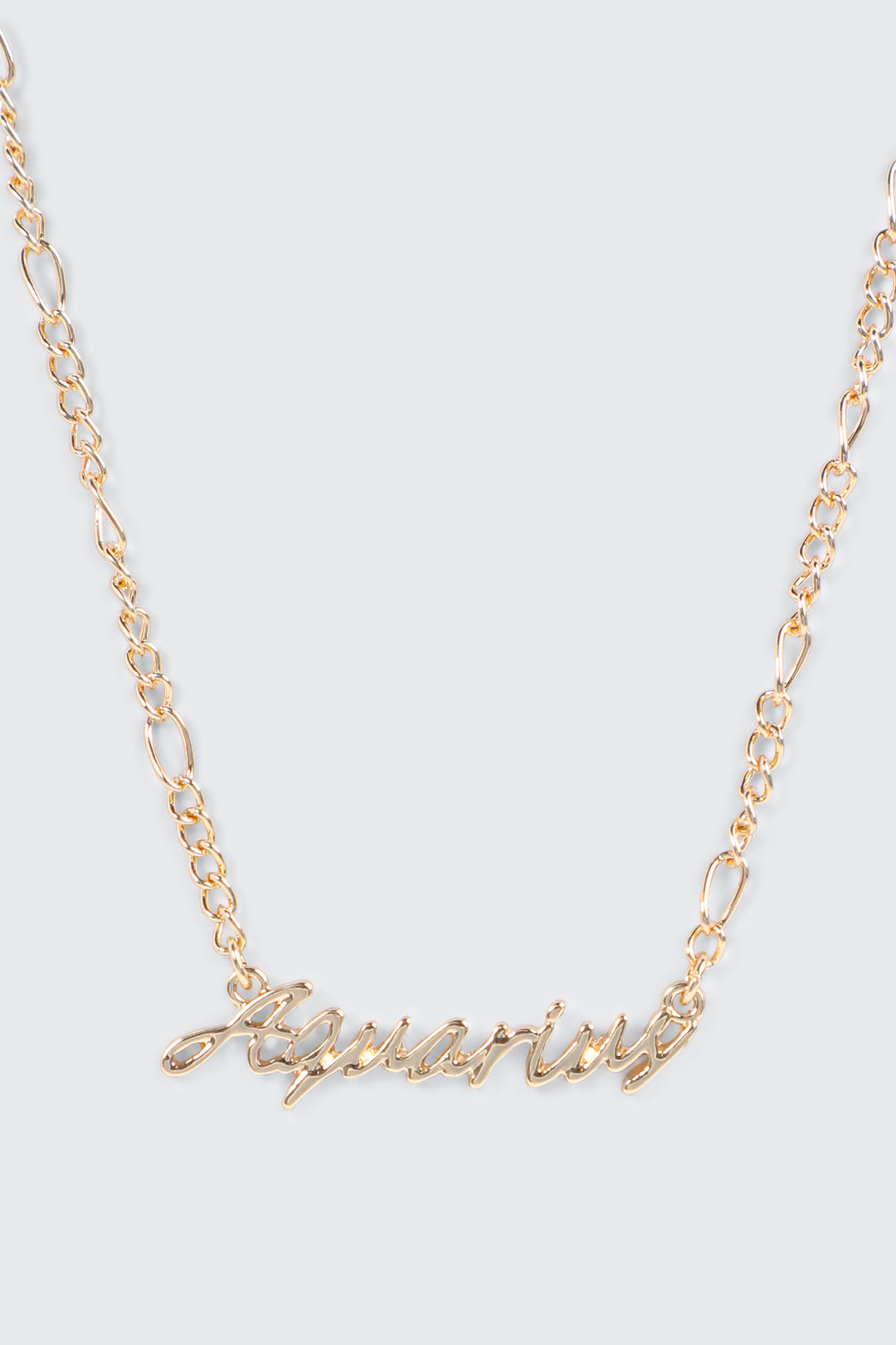 Aquarius Zodiac Chain Necklace