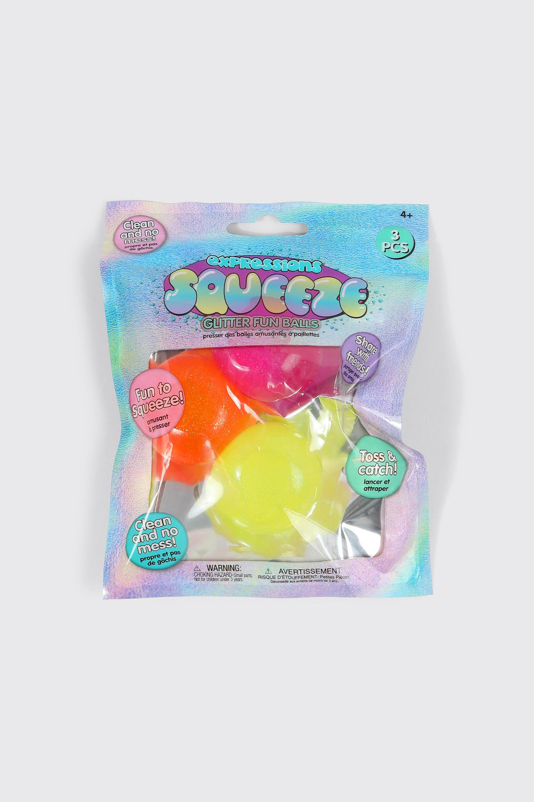 3-Pack Squeeze Stress Balls