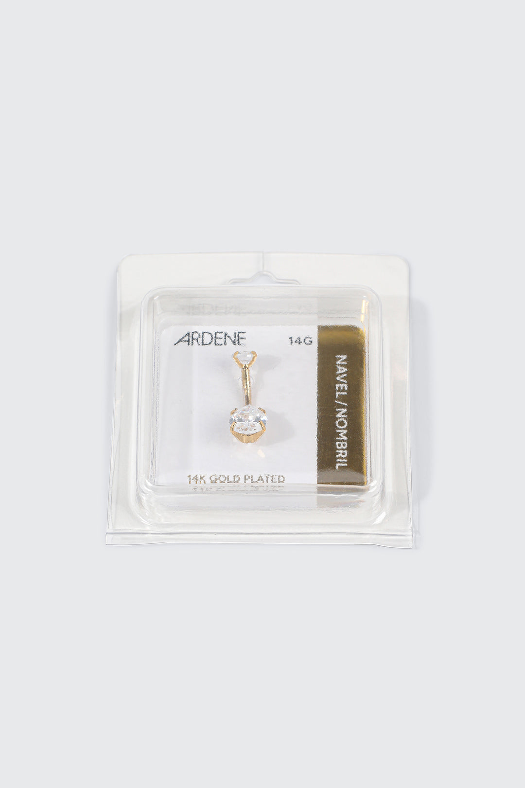 14K Gold Plated Navel Piercing