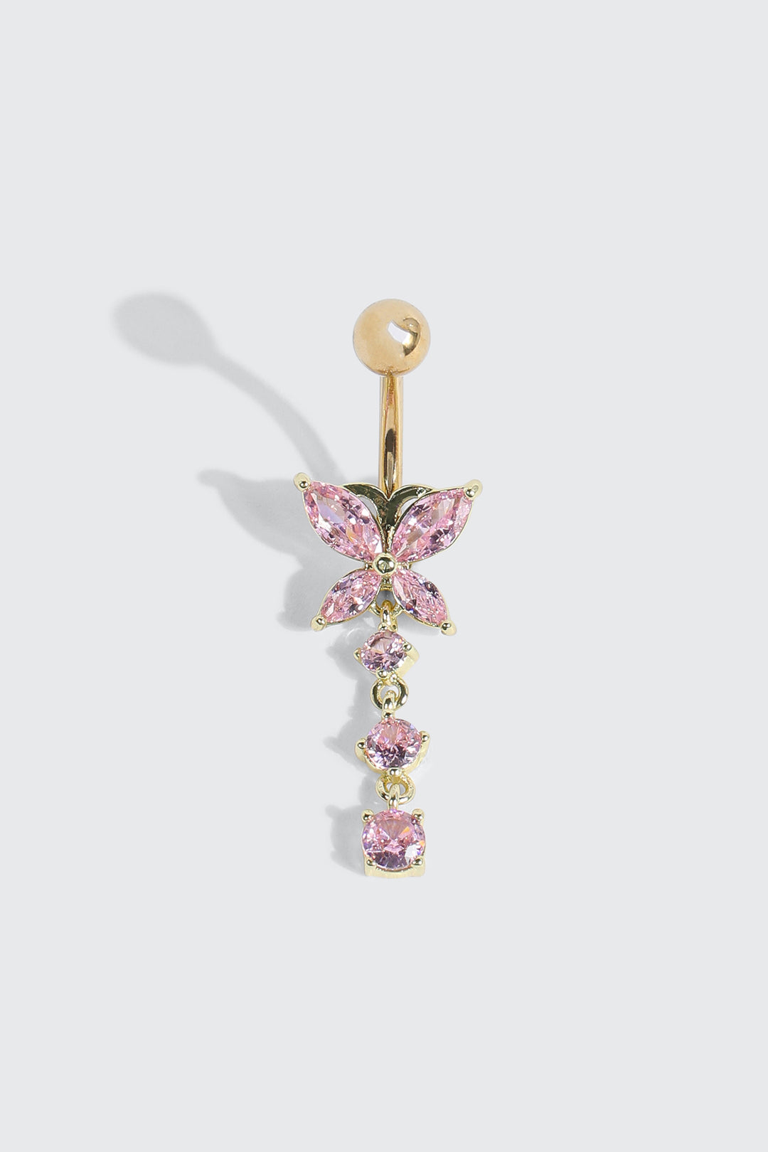 14K Gold Plated Navel Piercing