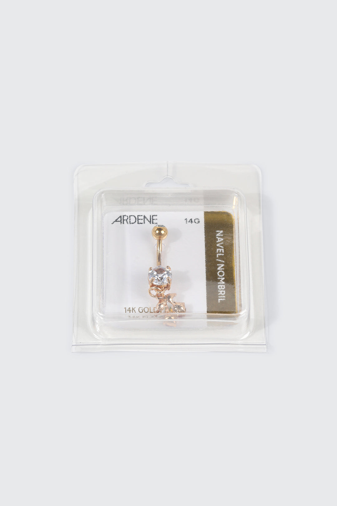 14K Gold Plated Navel Piercing