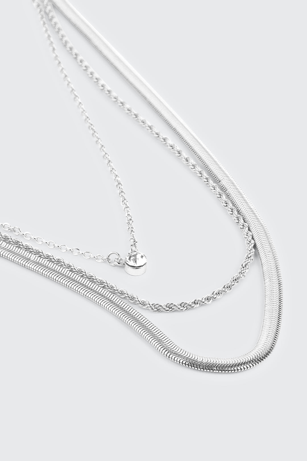 3-Row Chain Necklace