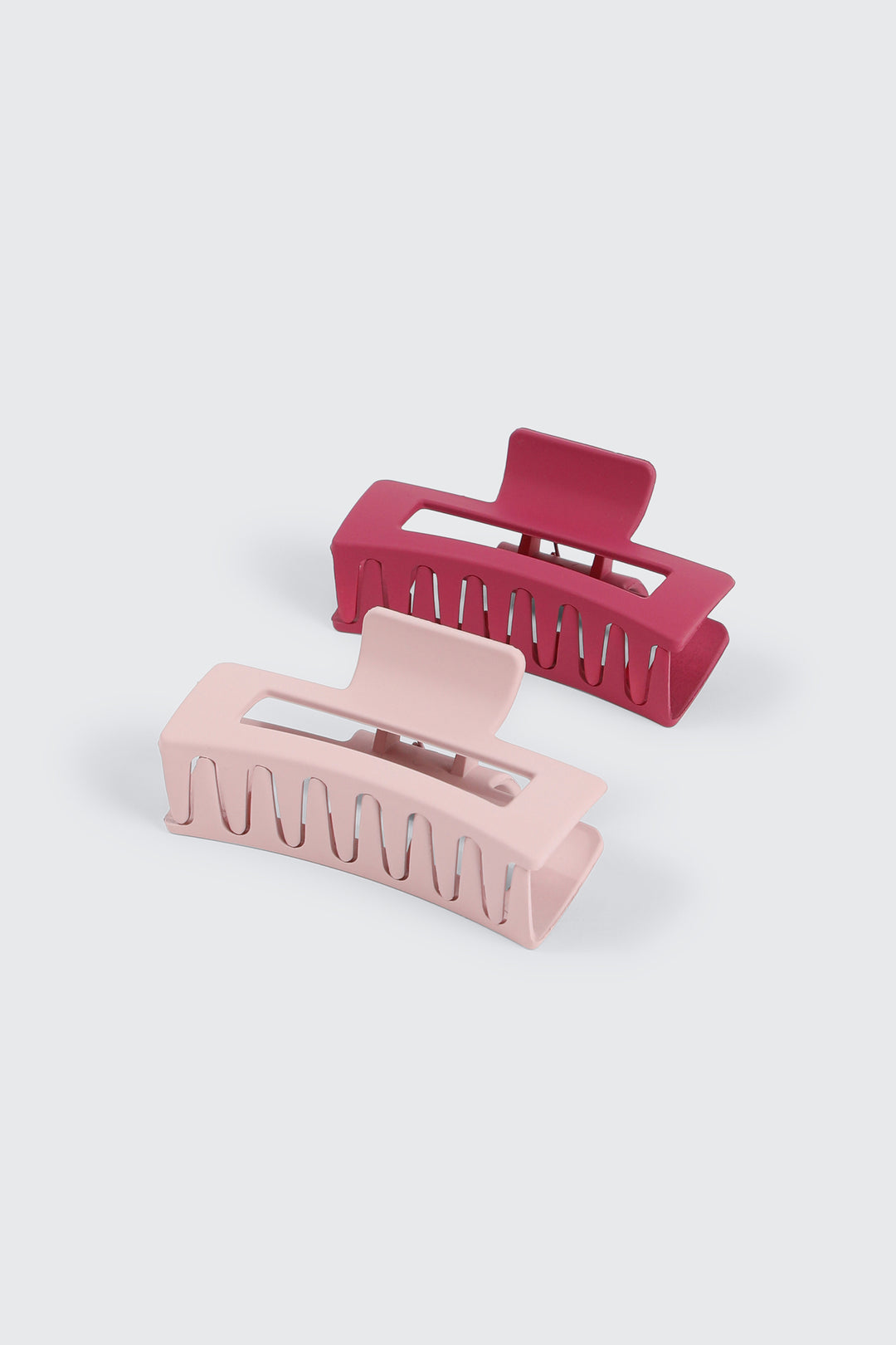 2 Pack Rectangular Cutout Hair Claws