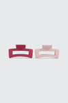 2 Pack Rectangular Cutout Hair Claws